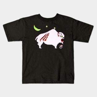 SunBison ZOMBIE Buffalo Kids T-Shirt